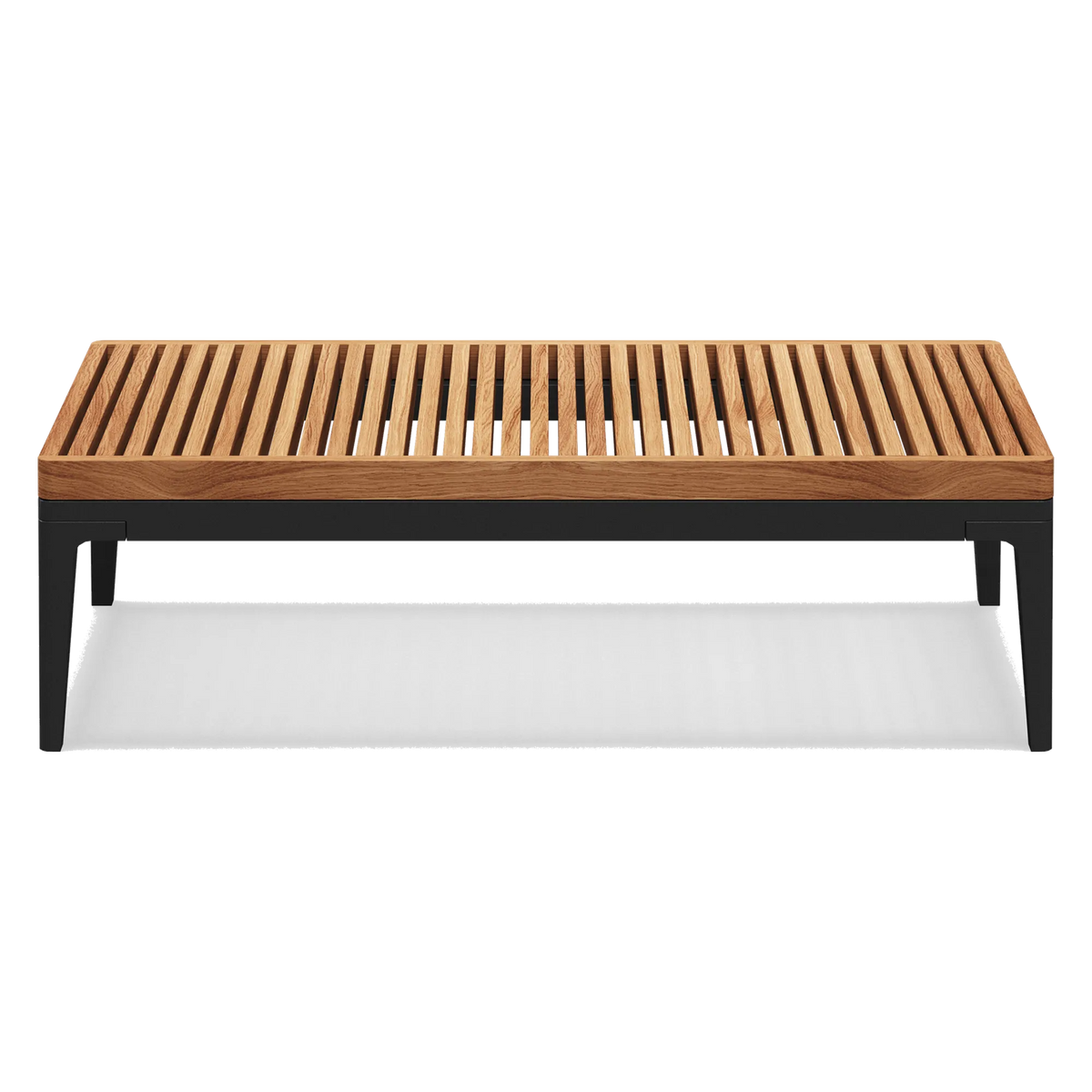 Grid - Table basse extérieure en aluminium par Gloster