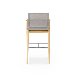 Sway - Outdoor Teak Stool by Gloster