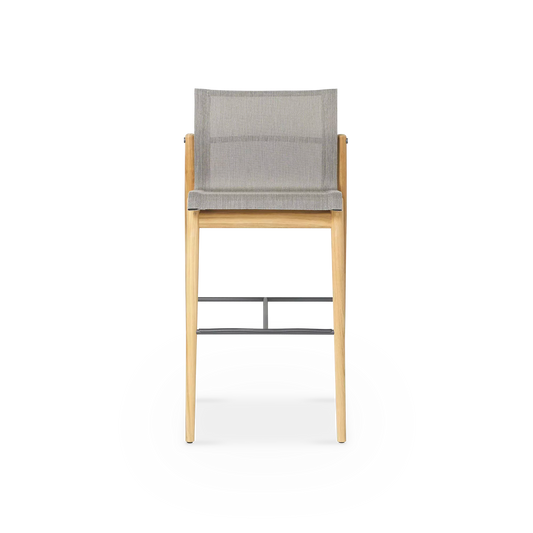 Sway - Outdoor Teak Stool by Gloster