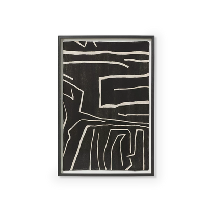 Woven Tribe I - Cadre avec impression