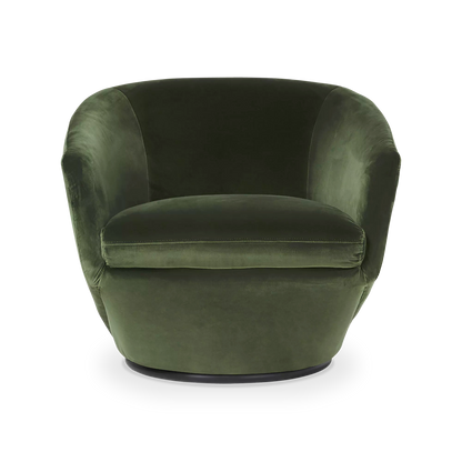 Dinant - Fauteuil pivotant en velours