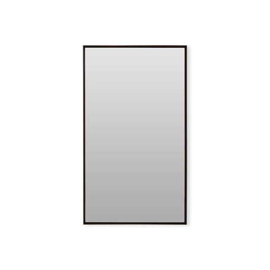 Anjalina - Large Mirror with Fir Wood Frame