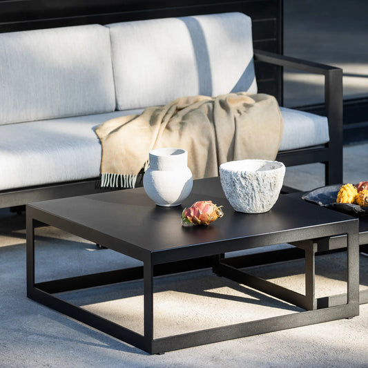 Overlap - Table basse extérieure en aluminium