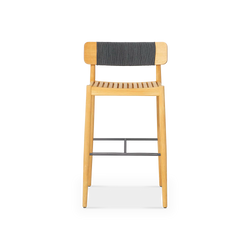 Archi - Tabouret extérieur en teck par Gloster