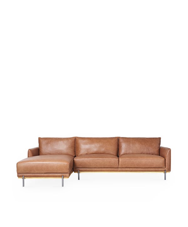 Astana - Leather Sectional Sofa (POS)