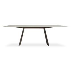 Pure - Table de salle à manger en métal par Trica