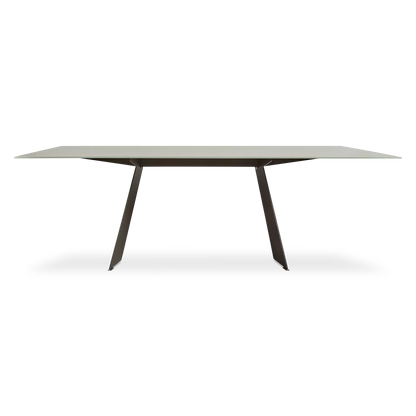 Pure - Table de salle à manger en métal par Trica