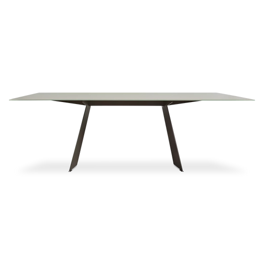 Pure - Table de salle à manger en métal par Trica