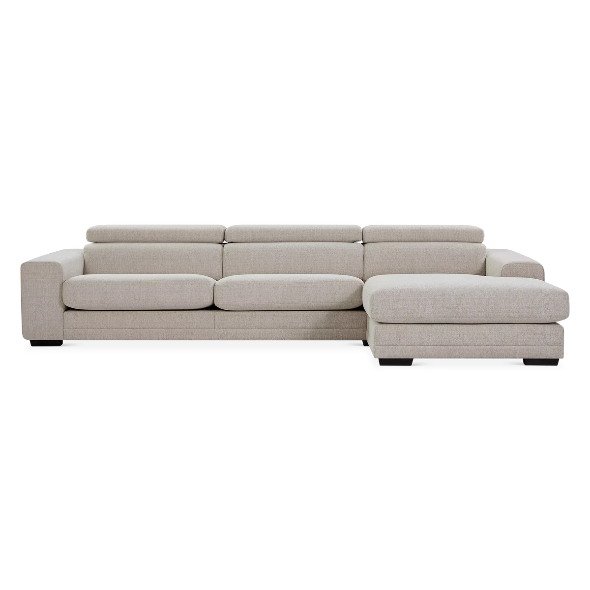 Ferrari - Sectional Sofa with Adjustable Headrest by Furninova