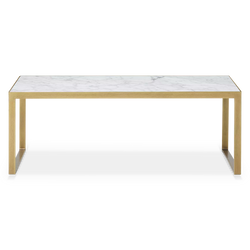 Evert - Marble and Brass Coffee Table