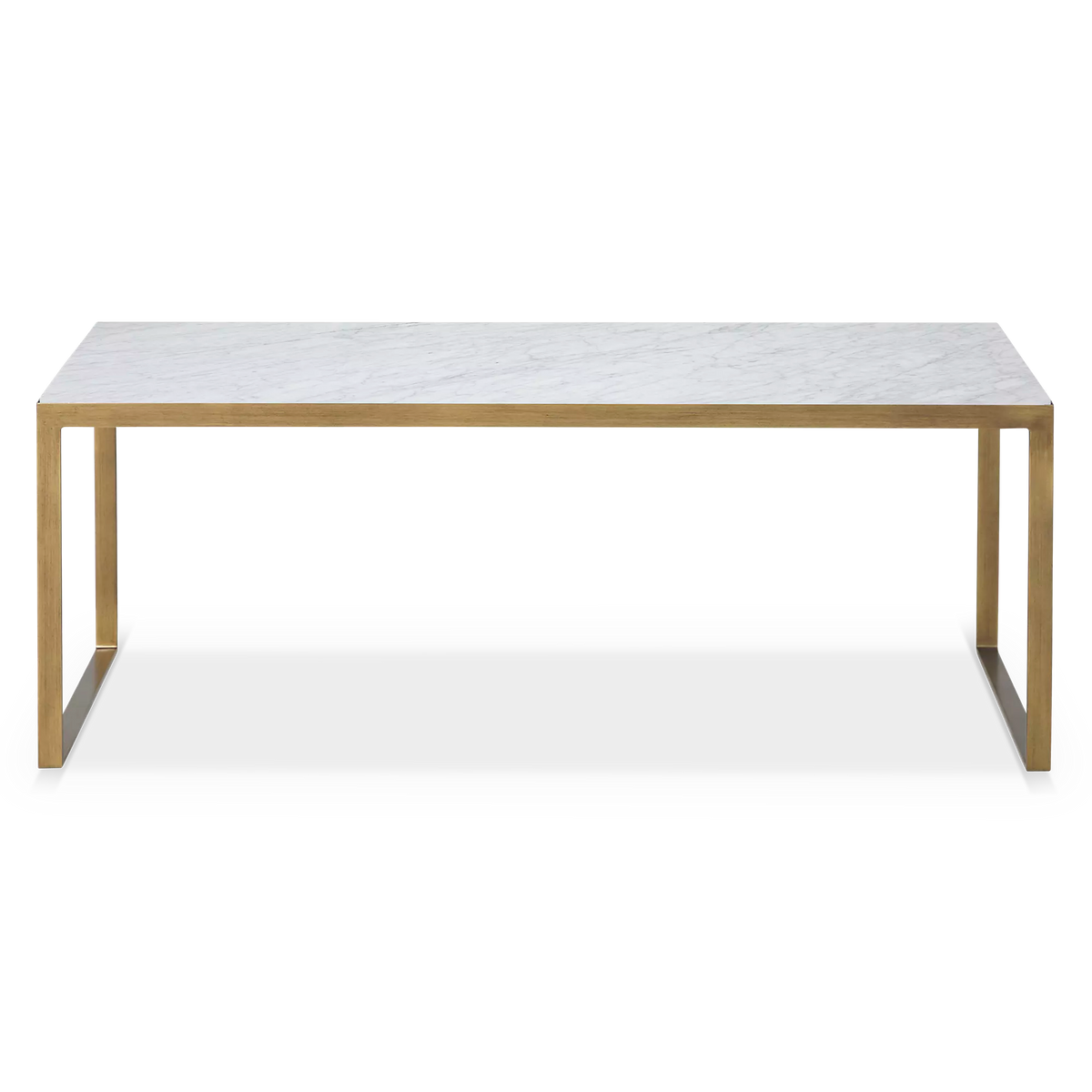 Evert - Table basse en marbre et en laiton
