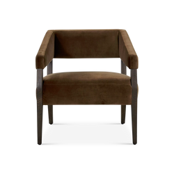 Gary - Fauteuil en velours par Four Hands