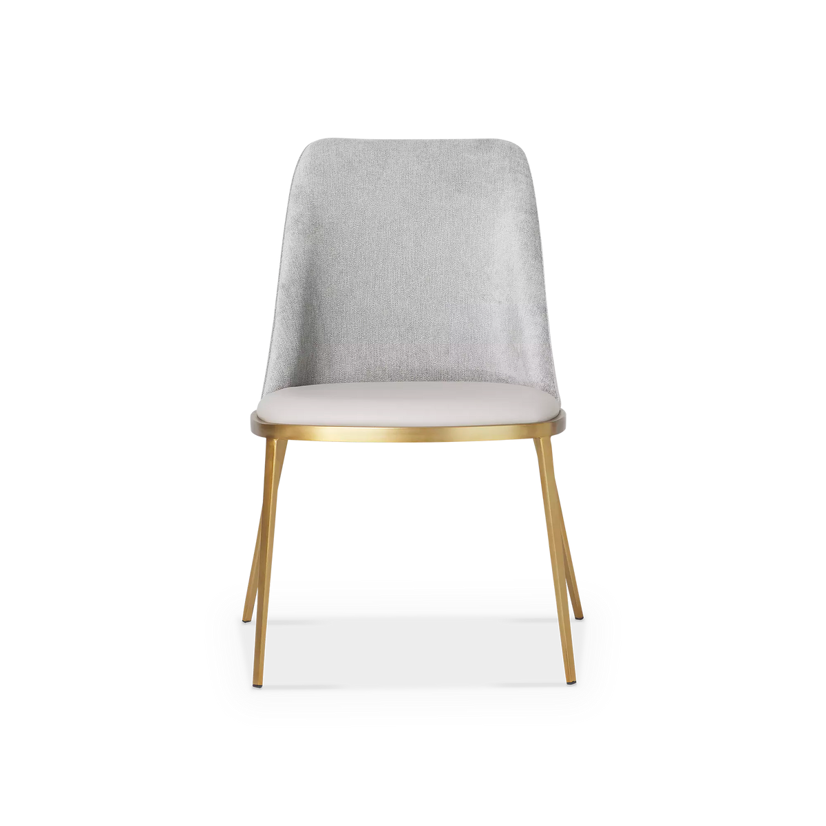Dover - Leather and Velvet Dining Chair