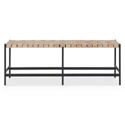 Omari - Banc en cuir