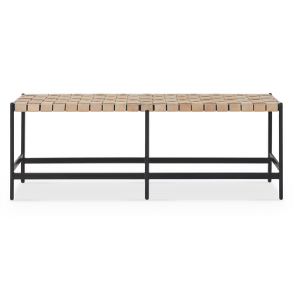 Omari - Banc en cuir