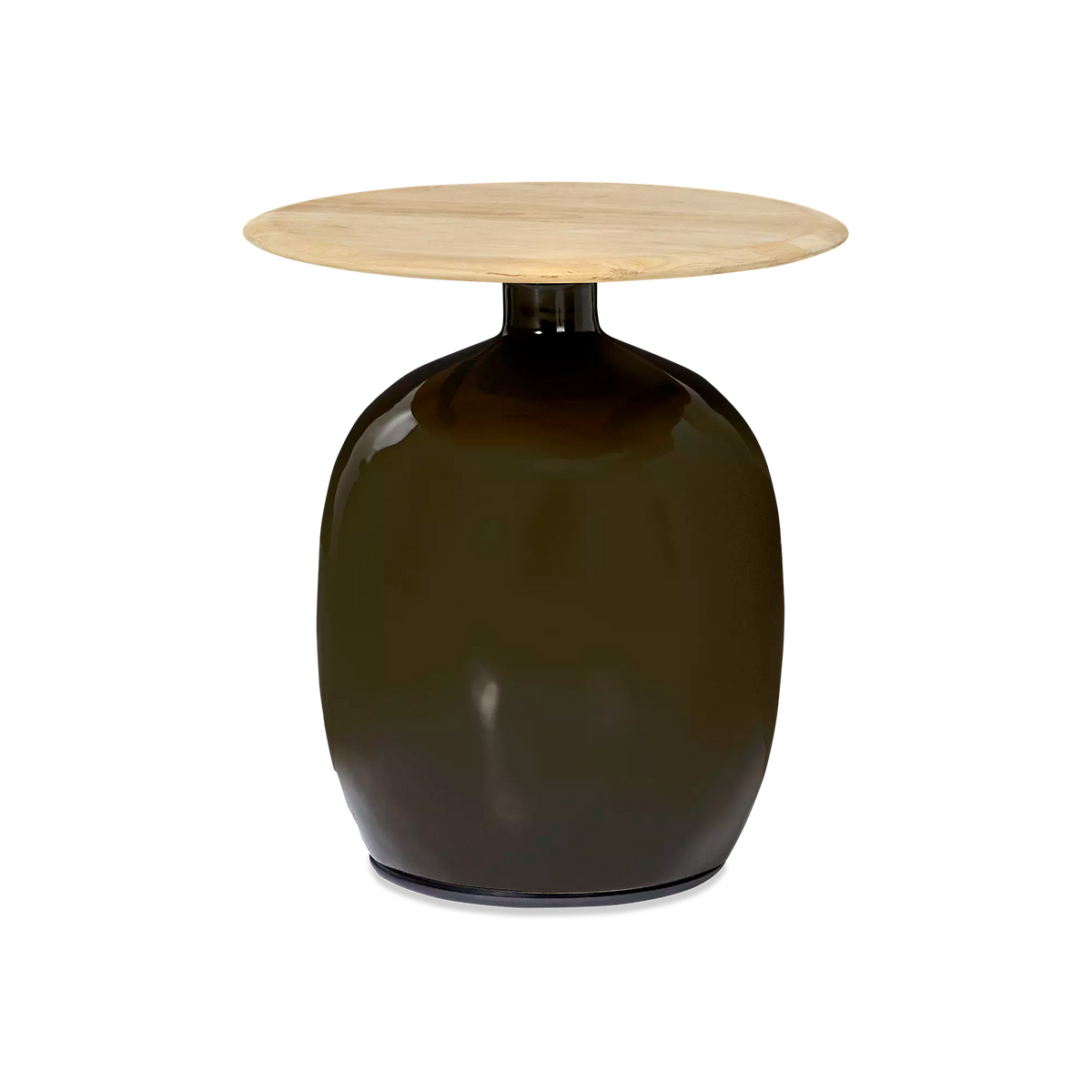 Blow - Table basse extérieure en céramique par Gloster