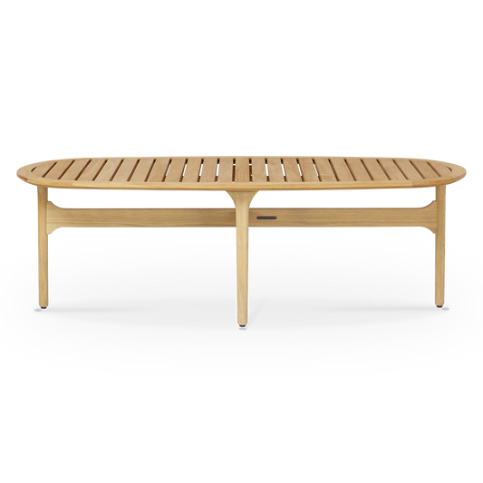 Bay - Table basse extérieure en teck par Gloster