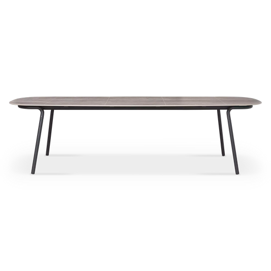 Minus - Table de salle à manger extérieure en céramique par Manutti