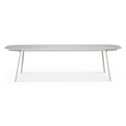 Minus - Table de salle à manger extérieure en céramique par Manutti