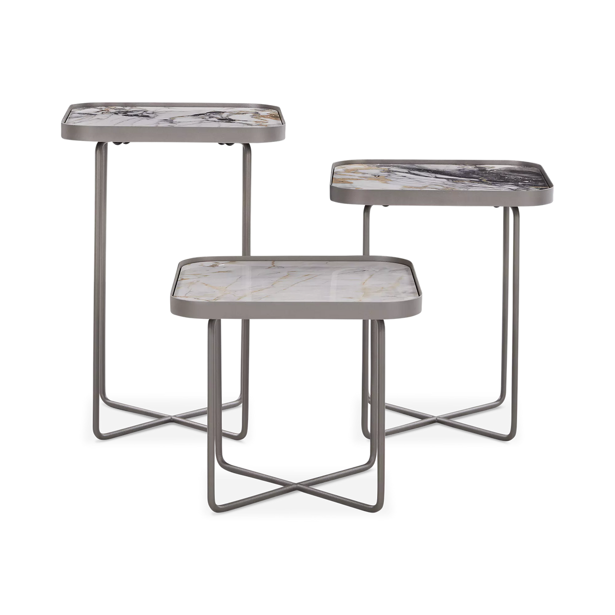 Benny - Set of 3 Side Tables by Cattelan Italia