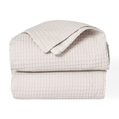 Waffle Weave - Waffled Duvet Cover & Pillowcase Set