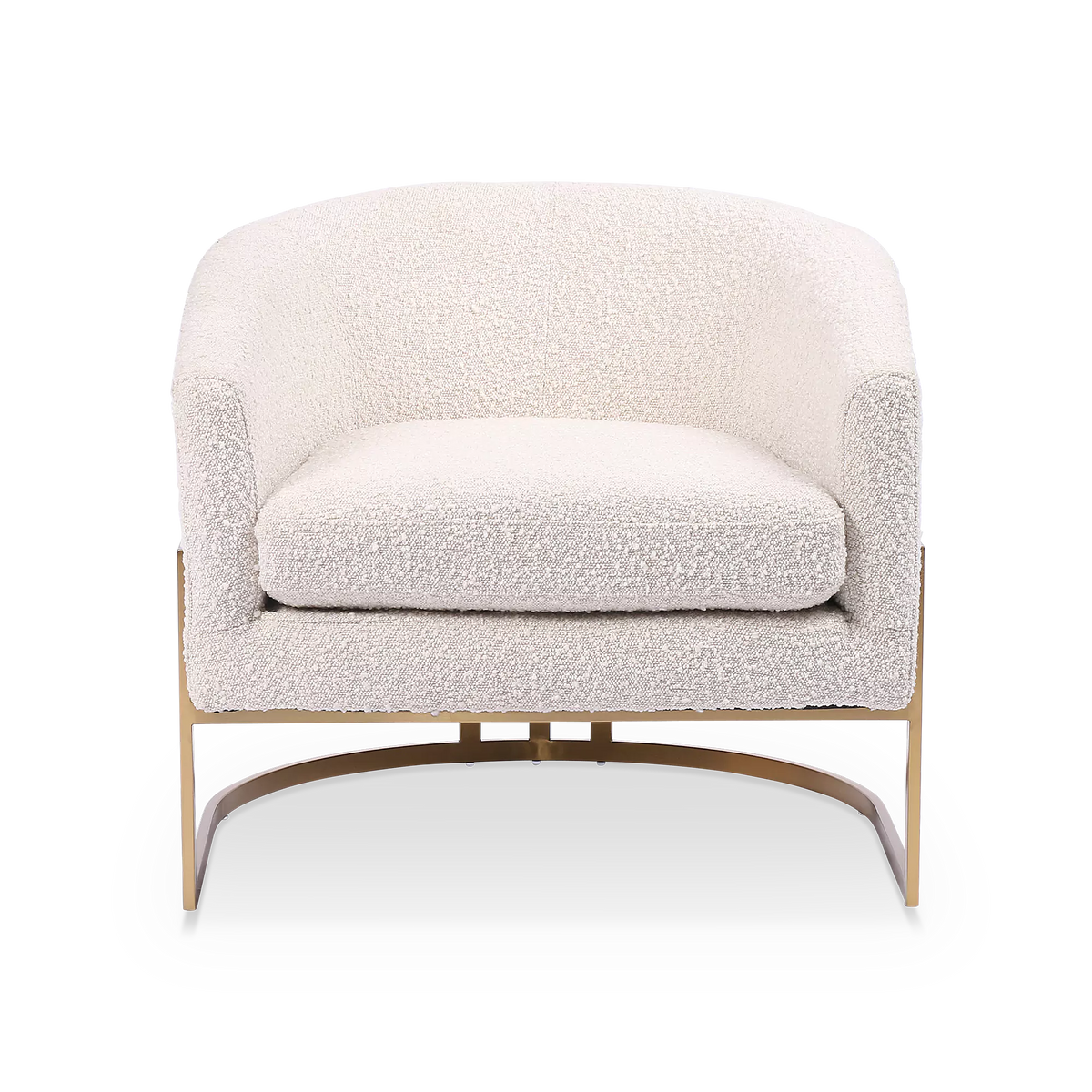 Corbin - Fauteuil en tissu bouclé par Four Hands
