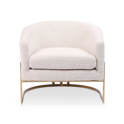 Corbin - Fauteuil en tissu bouclé par Four Hands