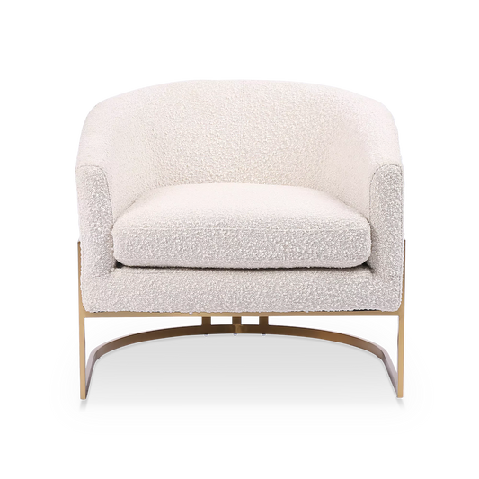 Corbin - Fauteuil en tissu bouclé par Four Hands