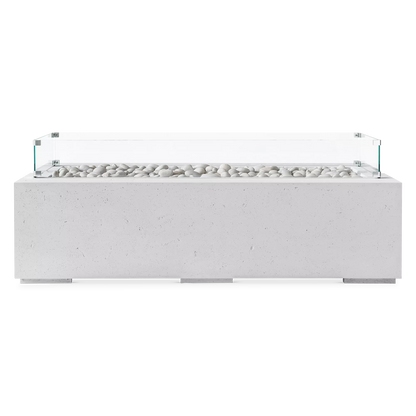 Wind Guard - Accessoire de foyer extérieur en verre trempé par Dekko