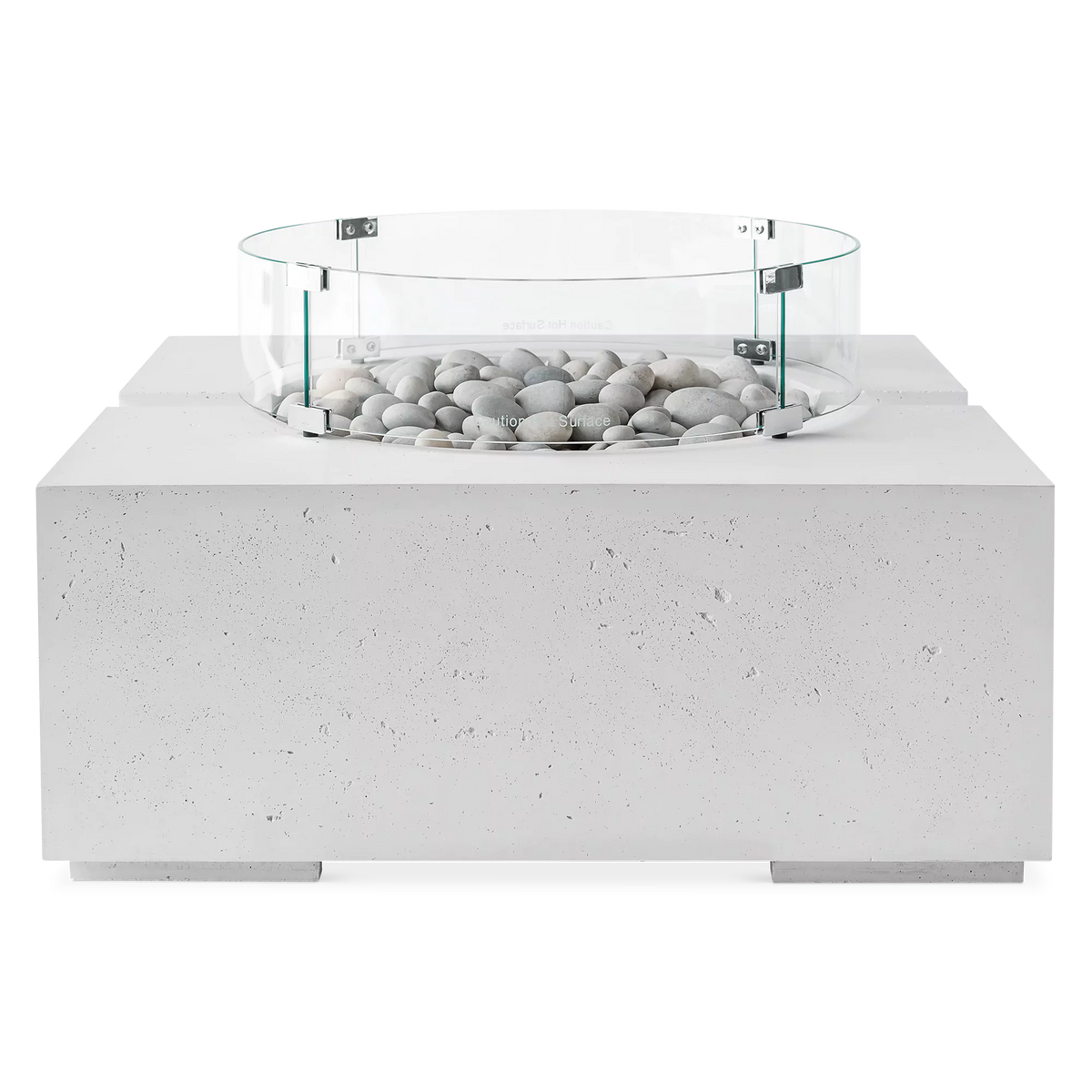 Wind Guard - Accessoire de foyer extérieur en verre trempé par Dekko