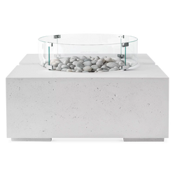 Wind Guard - Accessoire de foyer extérieur en verre trempé par Dekko