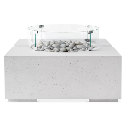 Wind Guard - Accessoire de foyer extérieur en verre trempé par Dekko