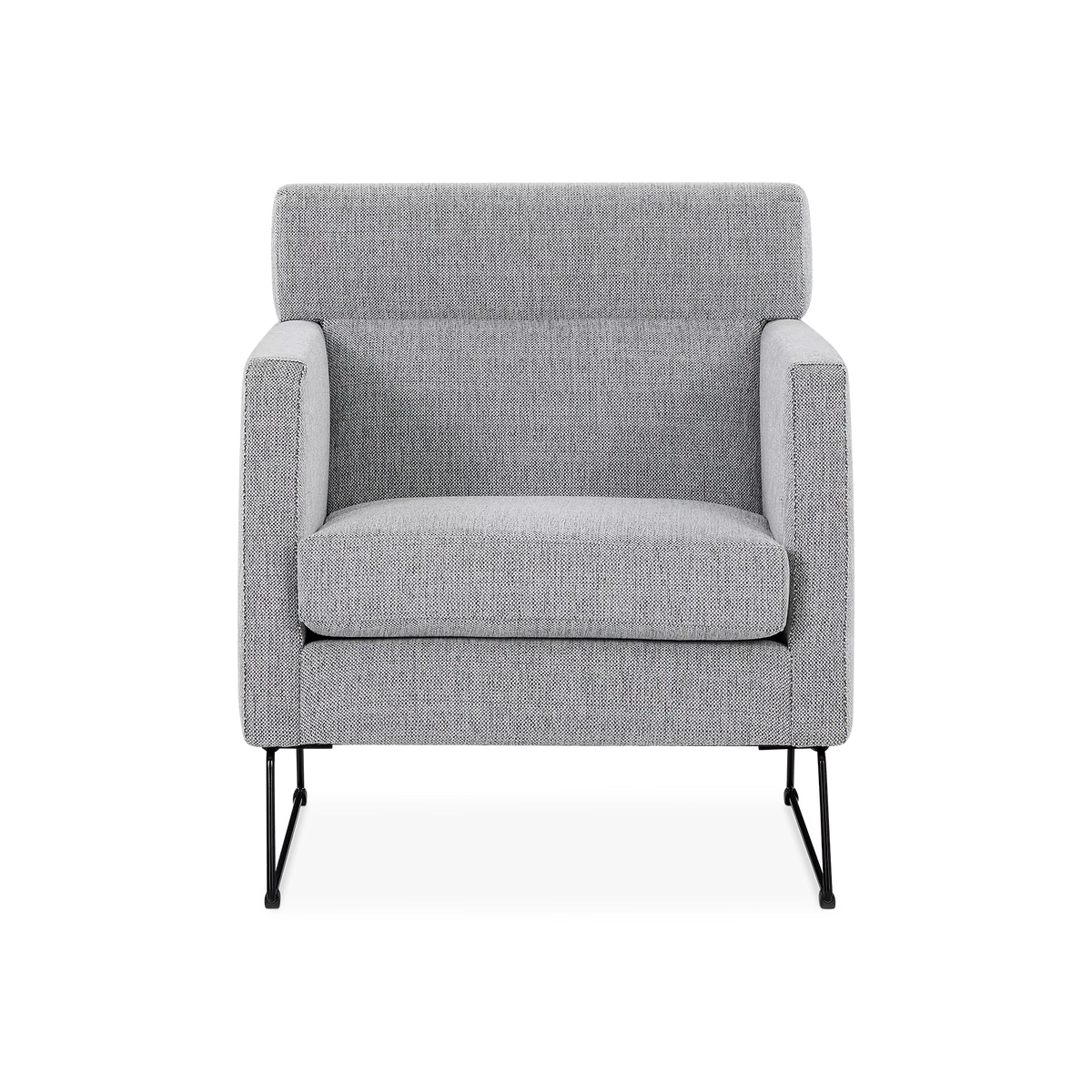 Degano - Armchair with Sled Base by Furninova