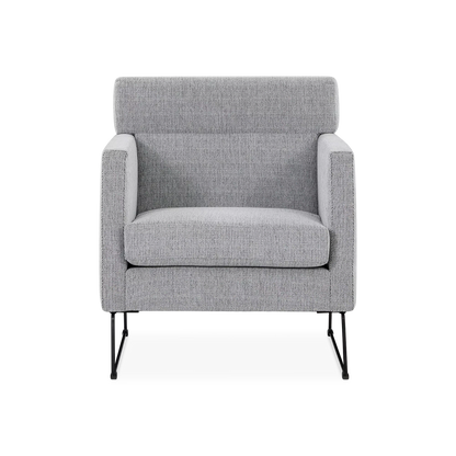 Degano - Armchair with Sled Base by Furninova