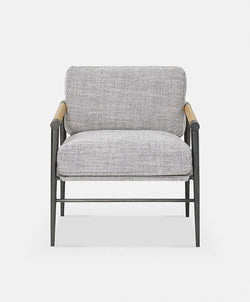 Rowen - Heathered Fabric Armchair by Four Hands