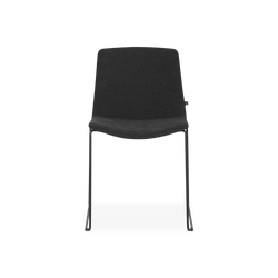 Curve - Chaise sans bras extérieure en aluminium par Joli