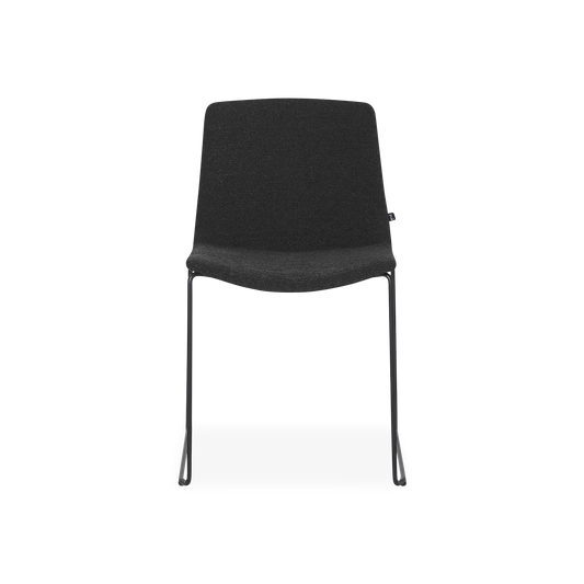 Curve - Chaise sans bras extérieure en aluminium par Joli
