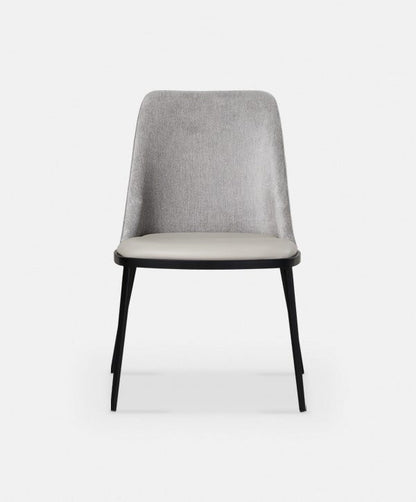 Dover - Leather and Velvet Dining Chair