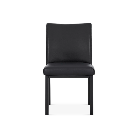 Biscaro - Chaise de salle à manger en imitation de cuir rembourré par Trica