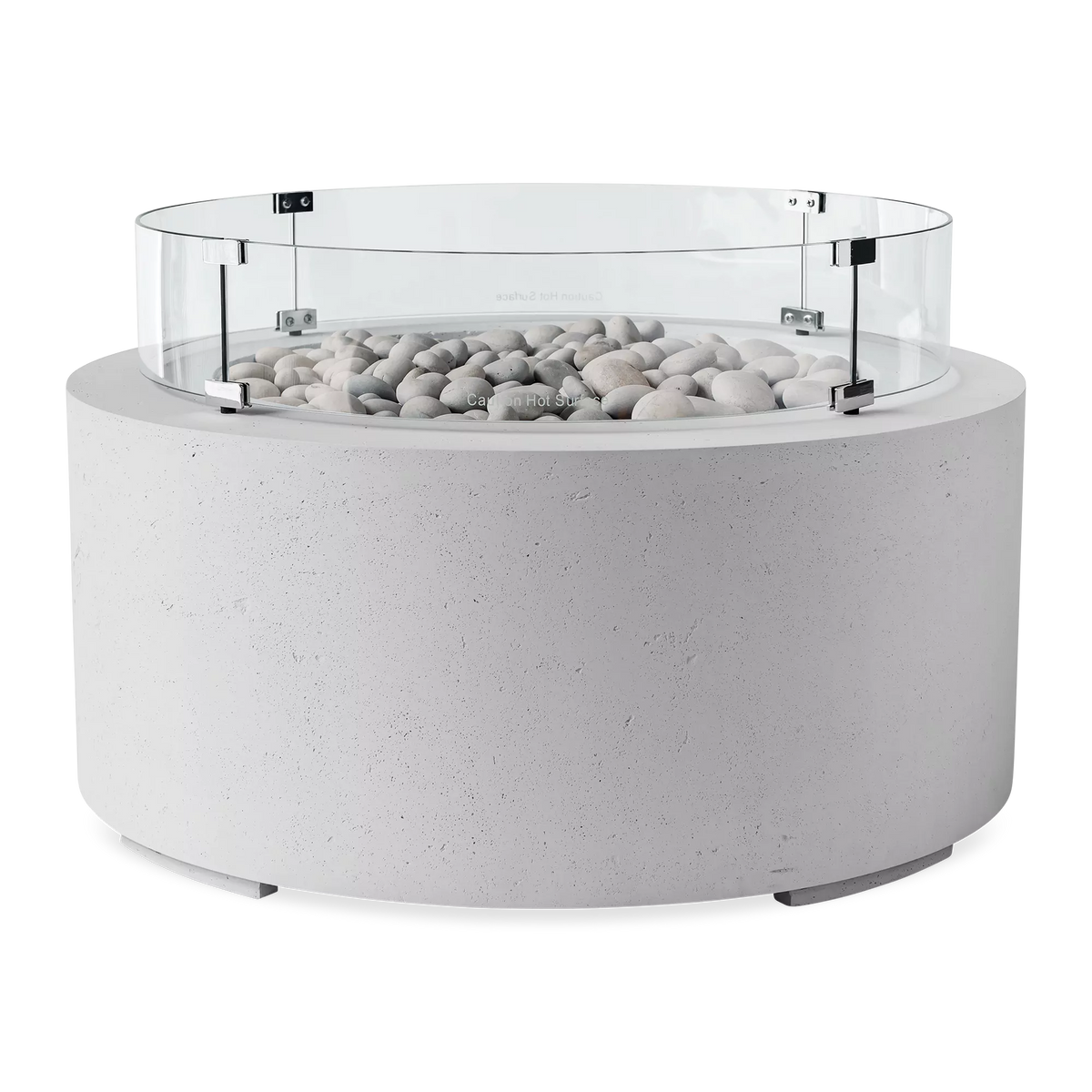 Wind Guard - Accessoire de foyer extérieur en verre trempé par Dekko