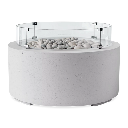 Wind Guard - Accessoire de foyer extérieur en verre trempé par Dekko