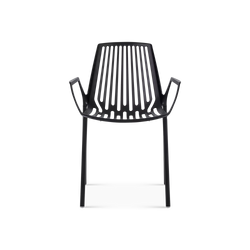 Rion - Chaise sans bras extérieure en aluminium par Fast