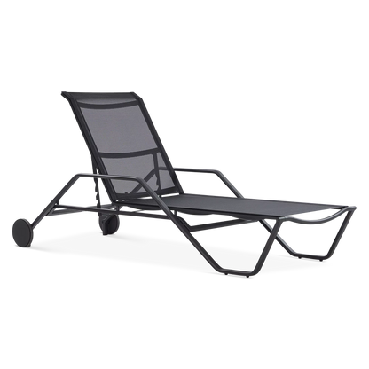 180 - Outdoor Aluminium Lounger by Gloster