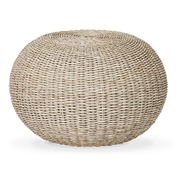 Phoenix - Round Wicker Pouf by Four Hands