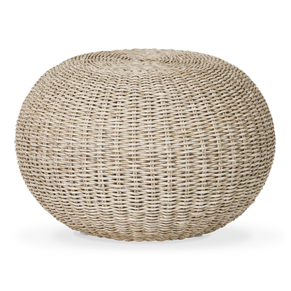 Phoenix - Round Wicker Pouf by Four Hands