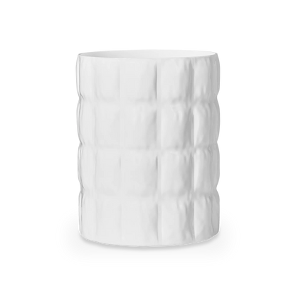 Matelassé - Vase with Quilted Motif by Kartell