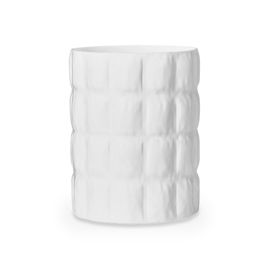 Matelassé - Vase with Quilted Motif by Kartell