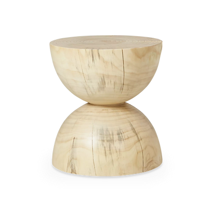 Aliza - Solid Pine Side Table by Four Hands