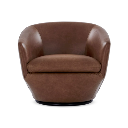 Dinant - Leather Swivel Armchair