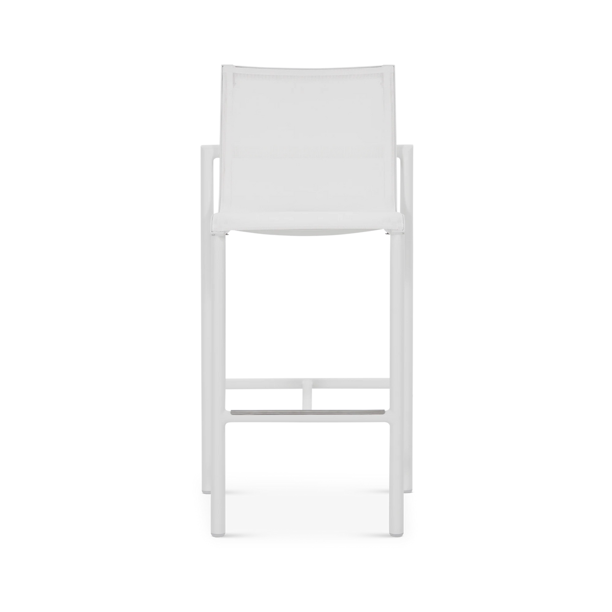 Bastingage - Outdoor Aluminium Counter Height Stool by Les Jardins
